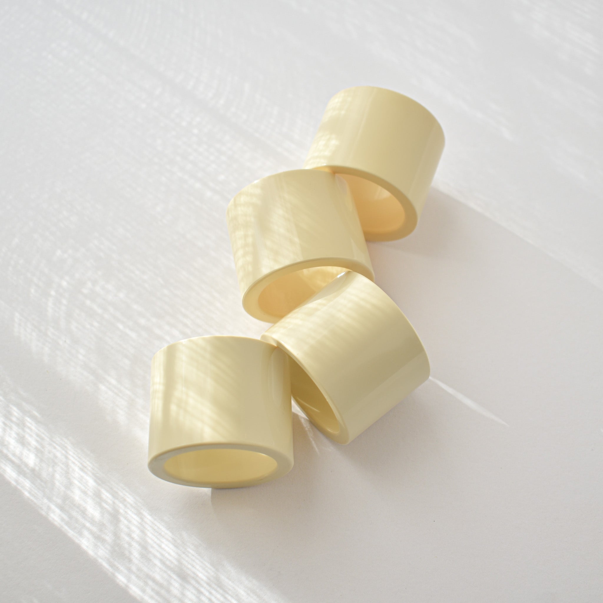 Cream Napkin Rings