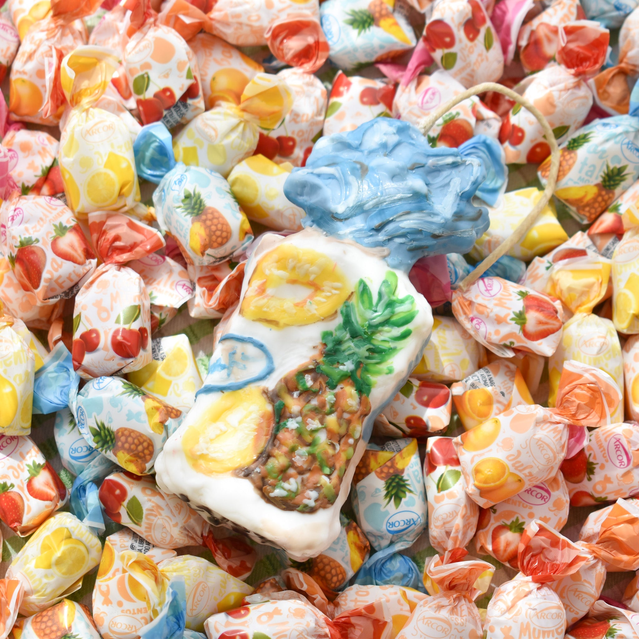 Pineapple Candy Candle