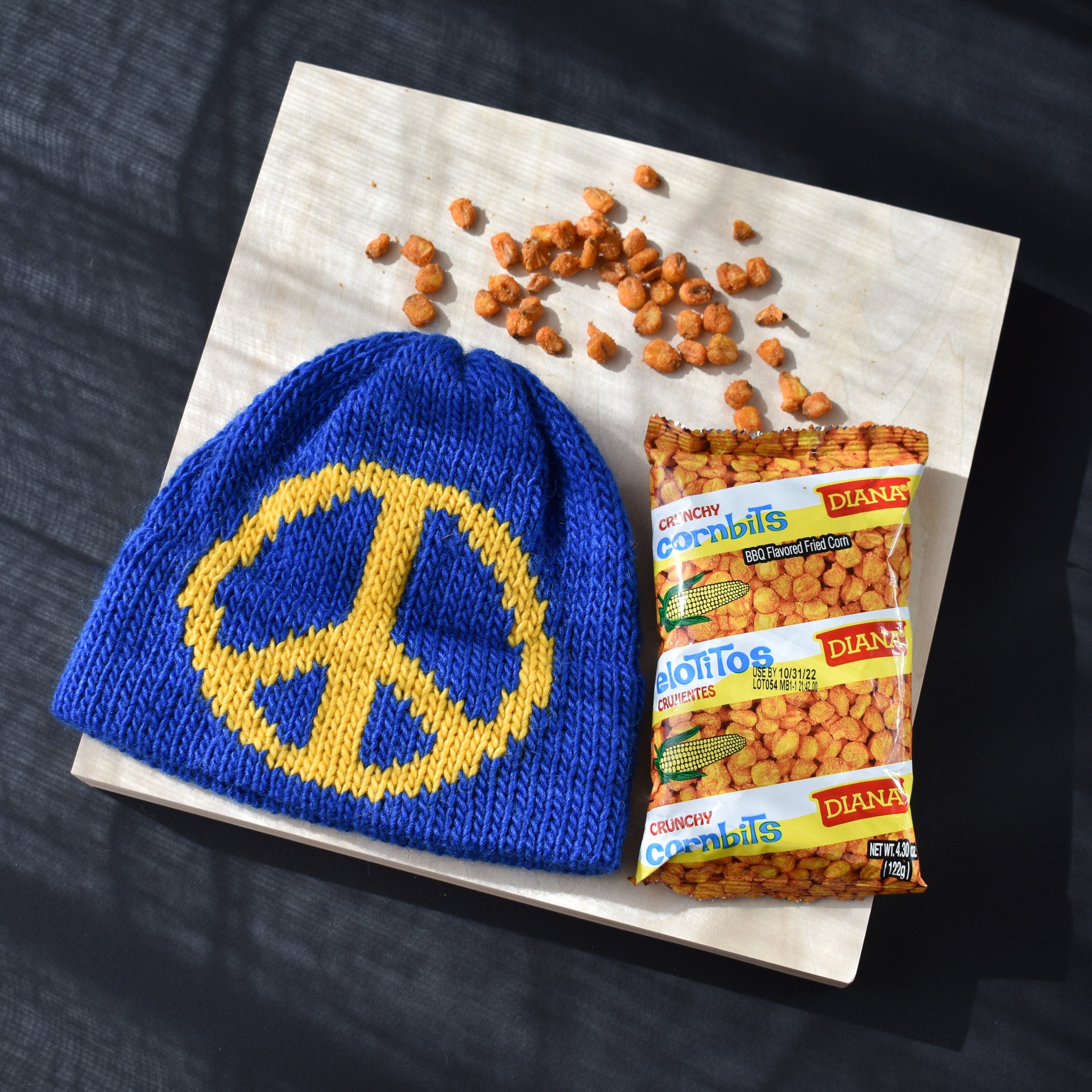 Diana Crunchy Cornbits Peace Beanie