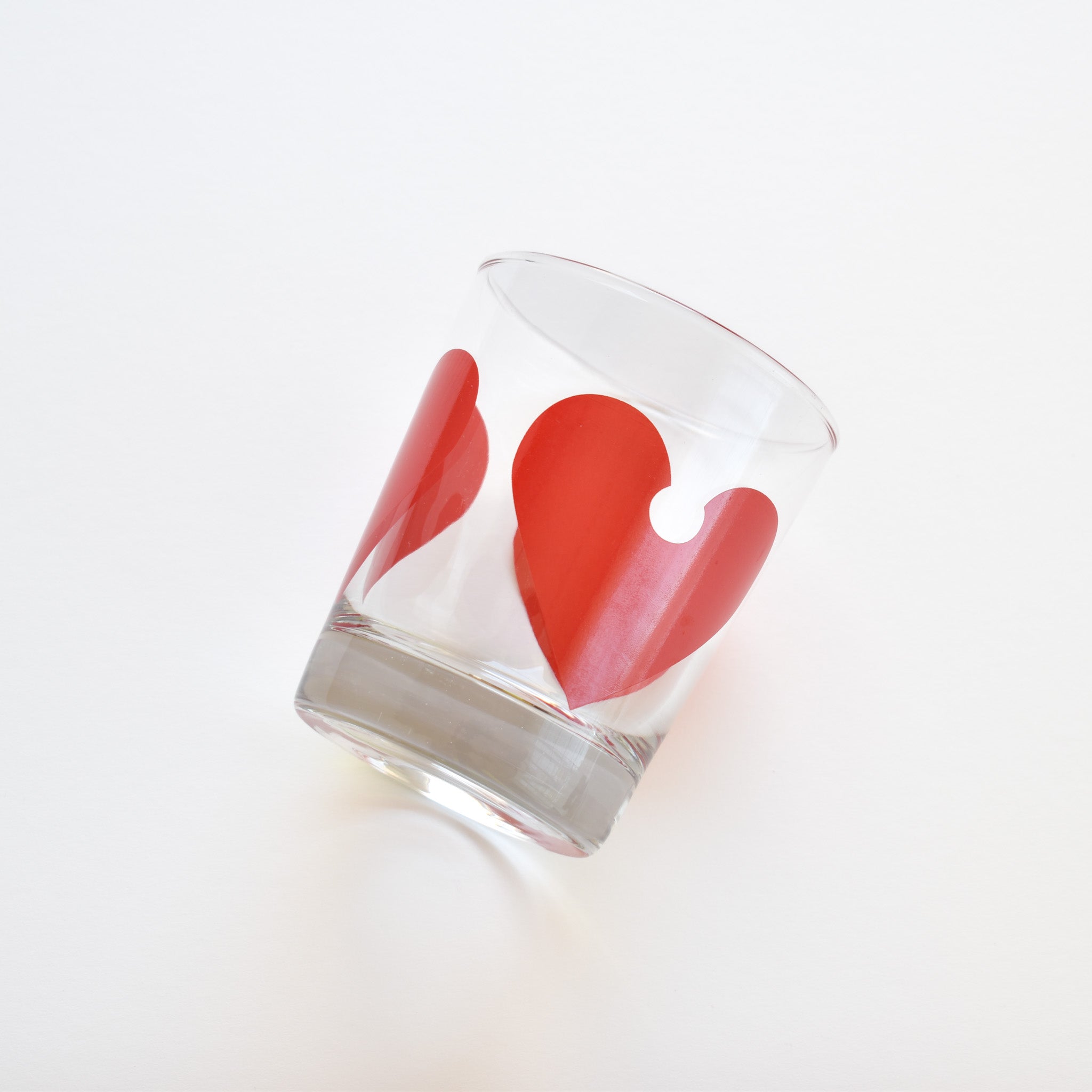 Puzzled Heart Cocktail Glasses