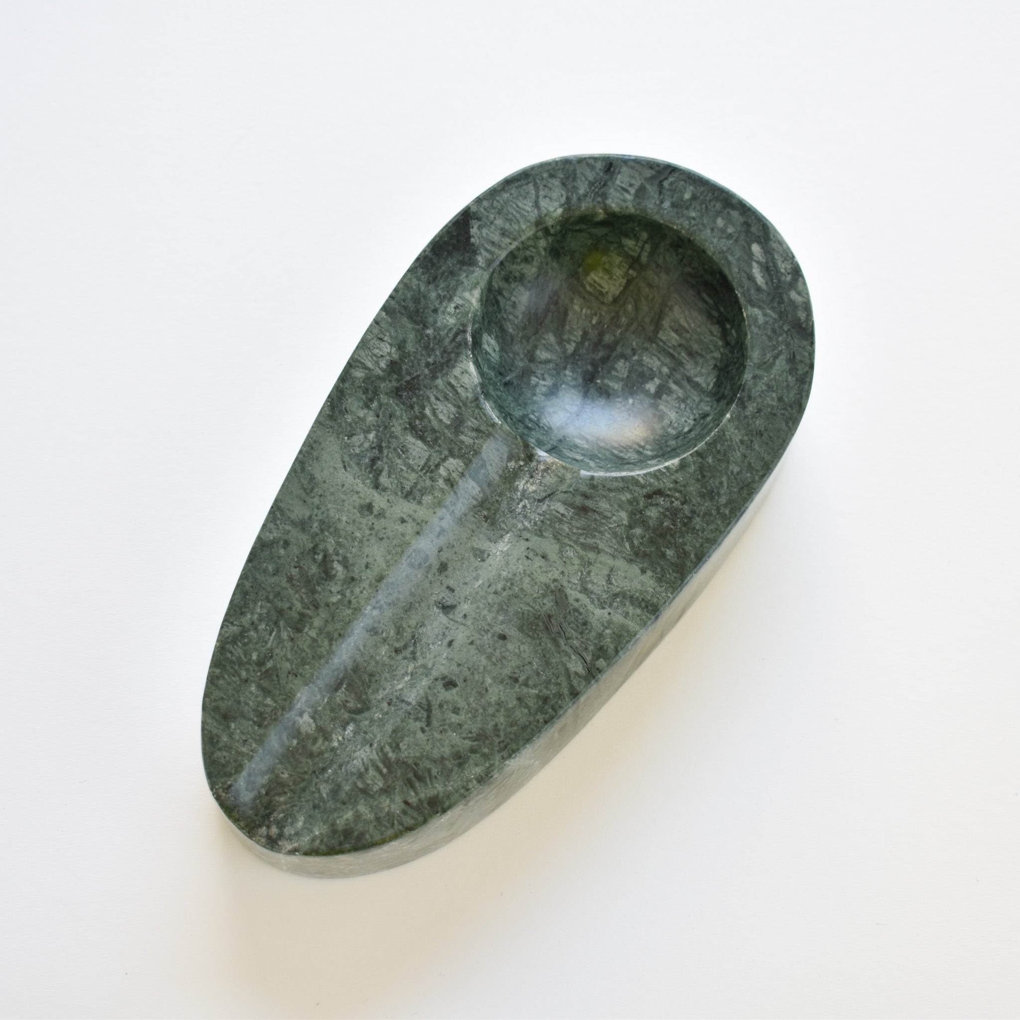 Verde Indio Green Marble Ashtray