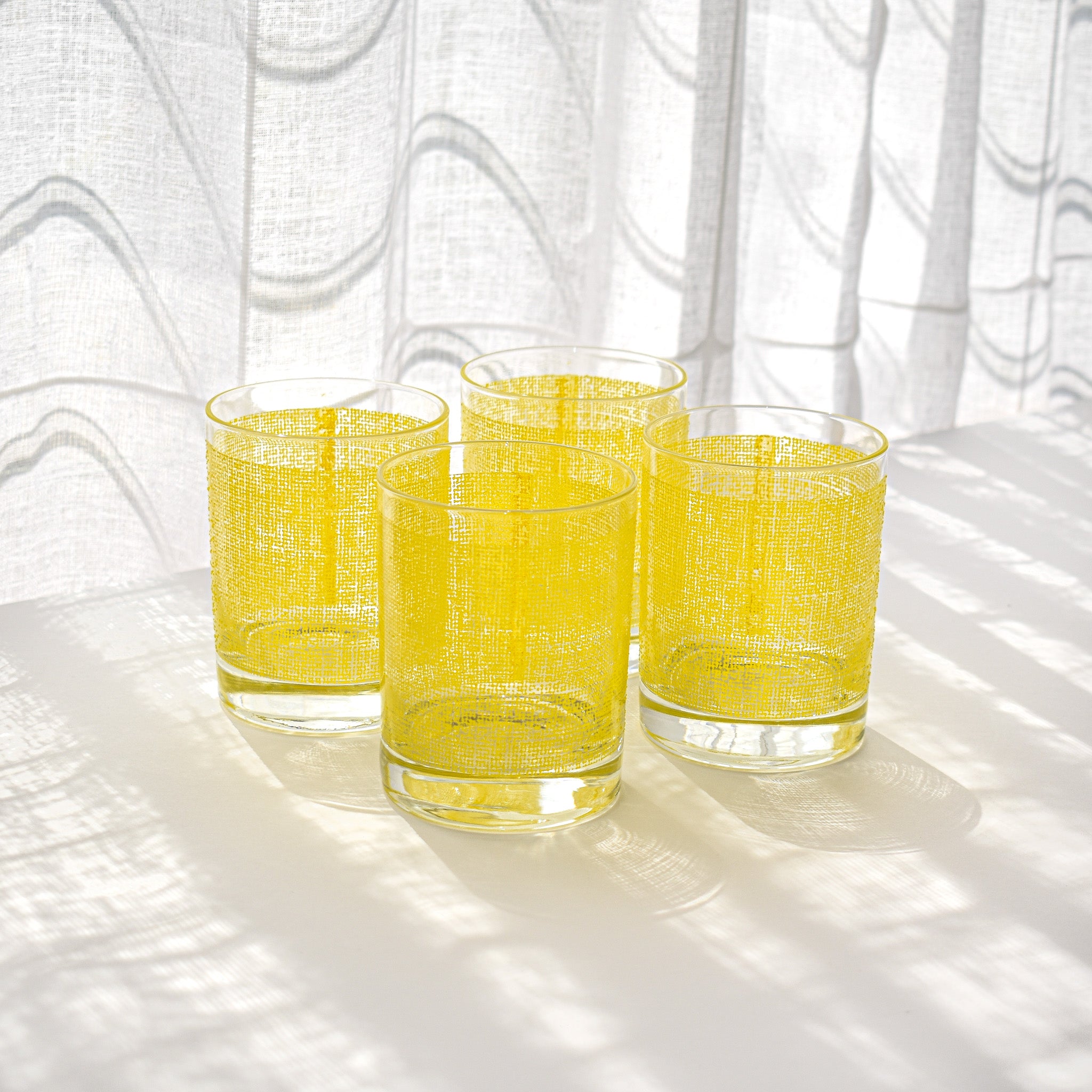 Canary Cocktail Glasses