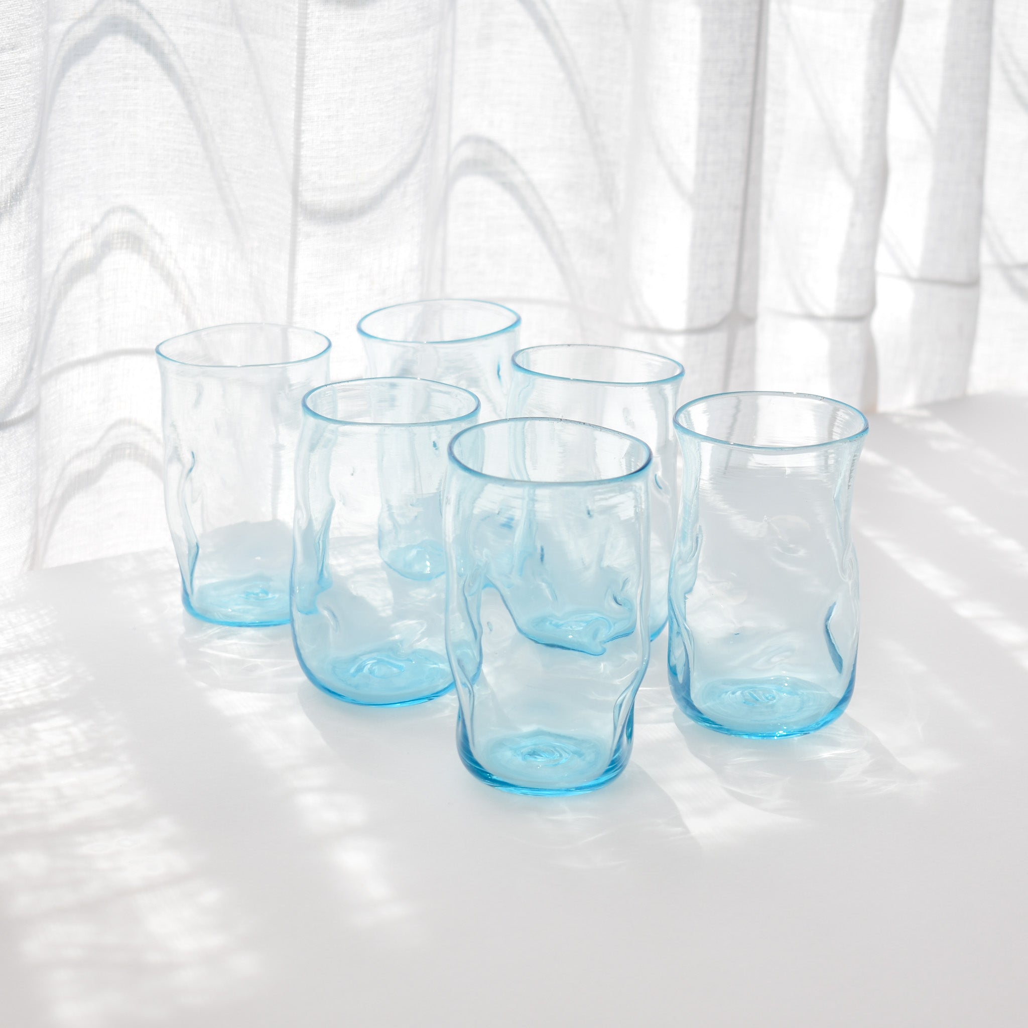 Archimide Seguso Pinched Glasses
