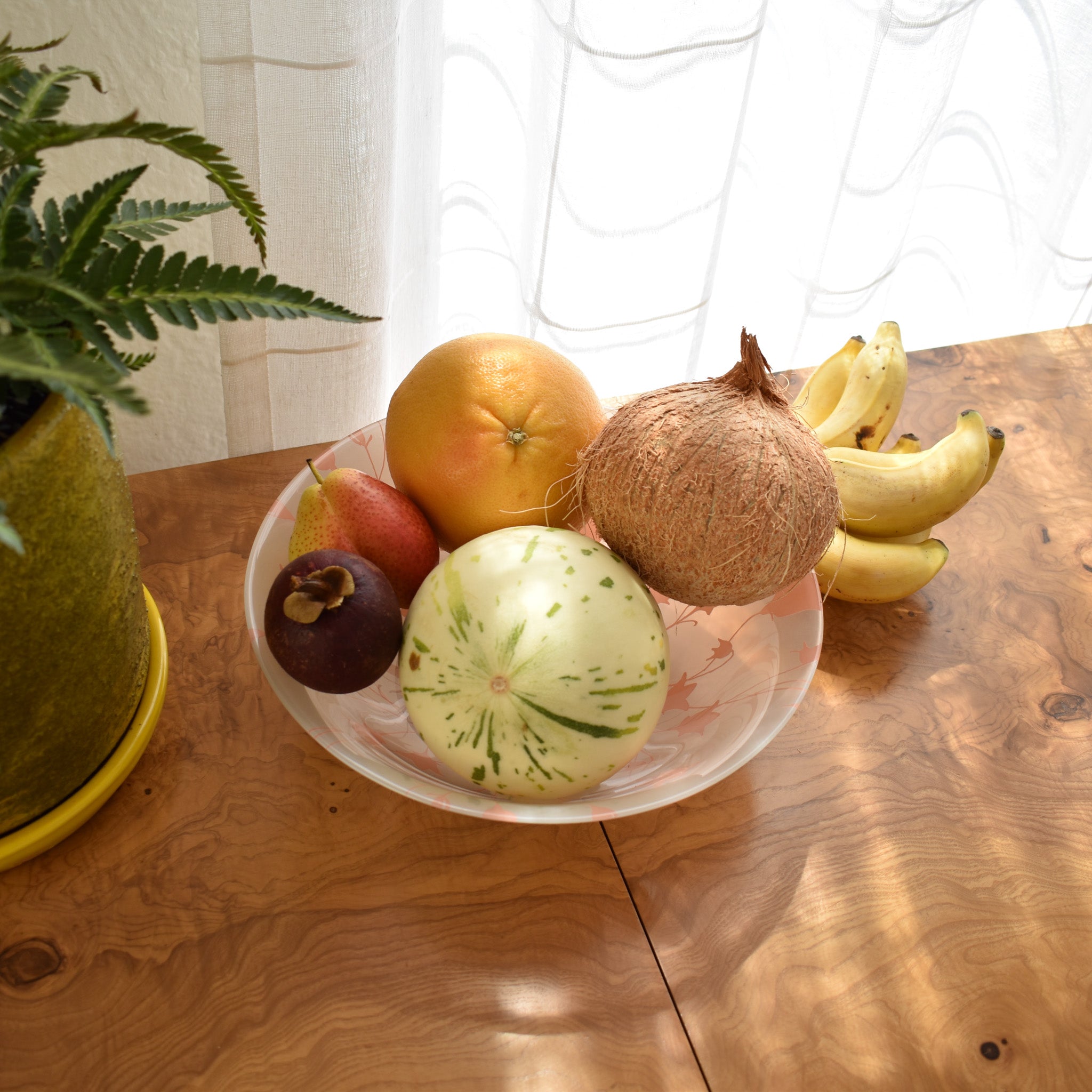 Floral Fruit Bowl