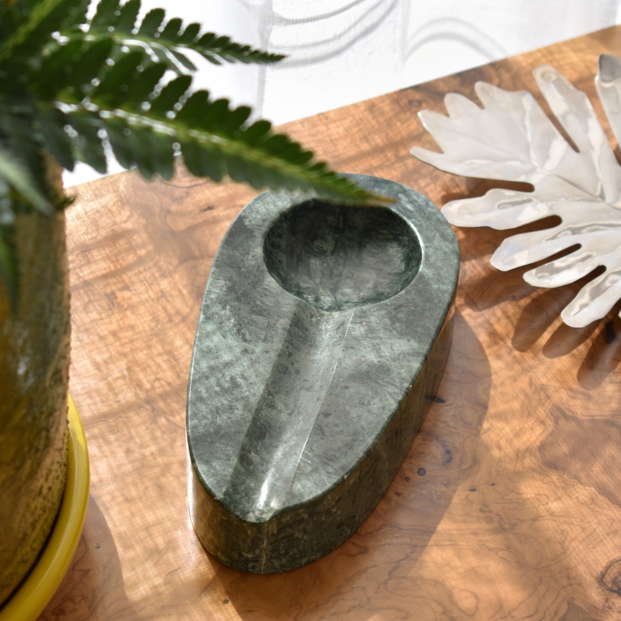 Verde Indio Green Marble Ashtray