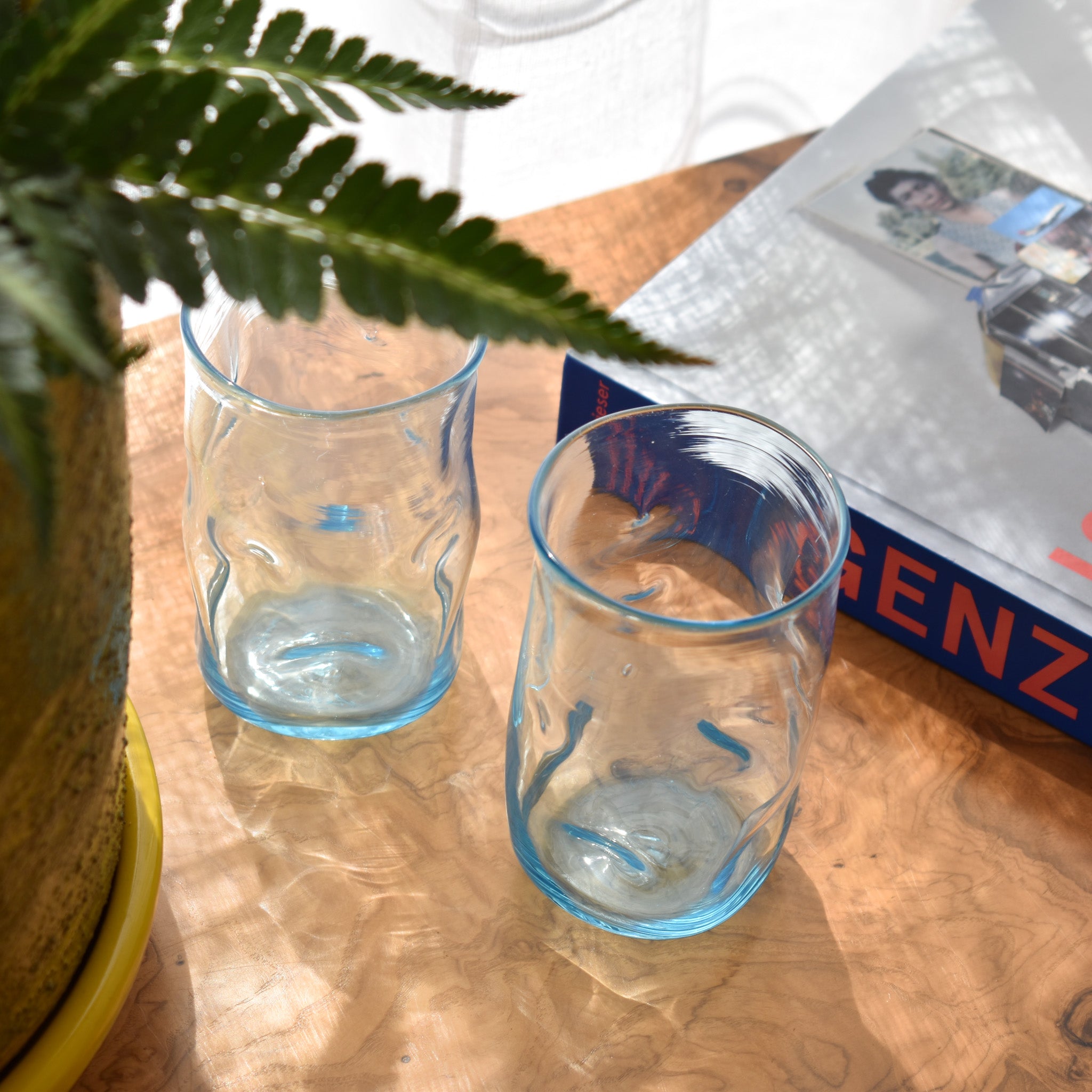 Archimide Seguso Pinched Glasses